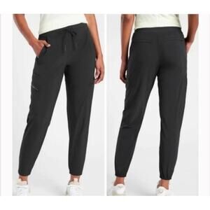 Athleta Venture Pant in Black Womens Size 2 EUC Travel Casual Office